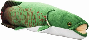 Realistic Arapaima Gigas Stuffed Animal Plush Toy, Lifelike Fish Plushies, Simulation Animals Super Soft Stuffed Toy