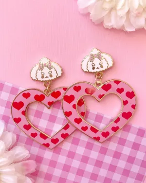 Red Hearts Earrings