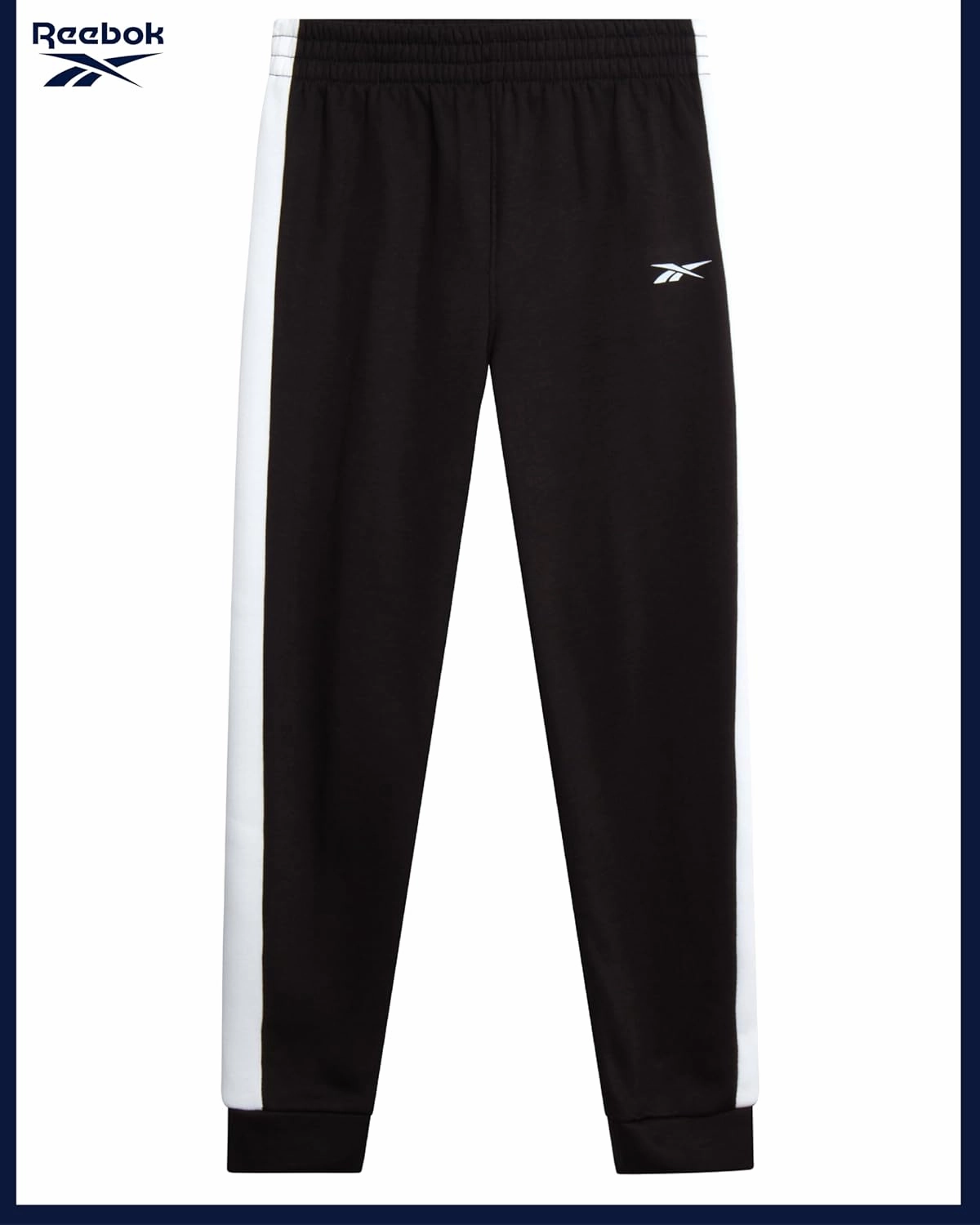 Reebok Boys' Active Sweatsuit - 2 Piece Performance Fleece Zip Hoodie Sweatshirt and Jogger Sweatpants - Activewear Set, 8-14