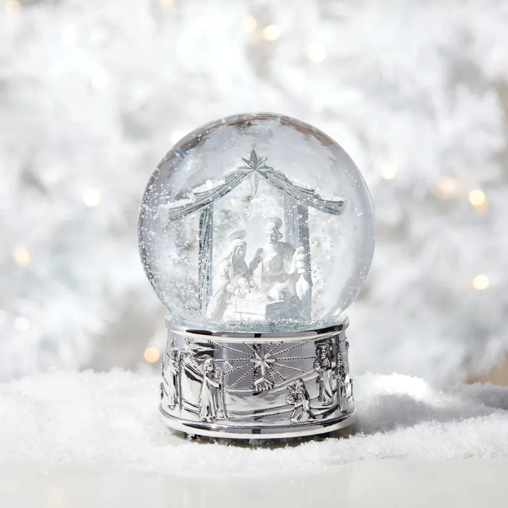 Reed and Barton Nativity Musical Snow Globe