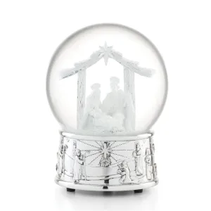 Reed and Barton Nativity Musical Snow Globe