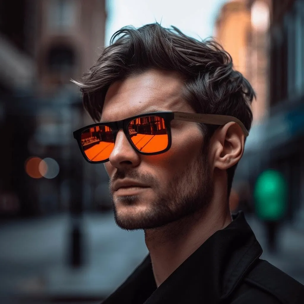 Retro Wood Polarized Sunglasses - Cool Style Matte Finish Frame with Wooden Temple for Men and Women Perfect Gifts
