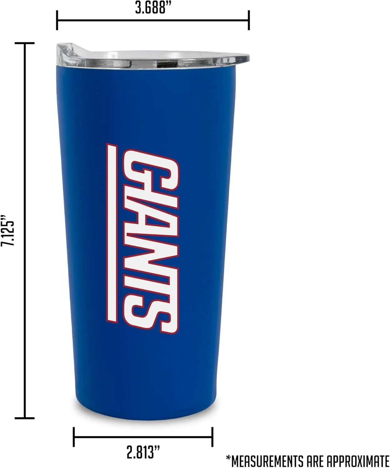 Rico Industries NFL Football Soft Touch, Easy Grip Tumbler