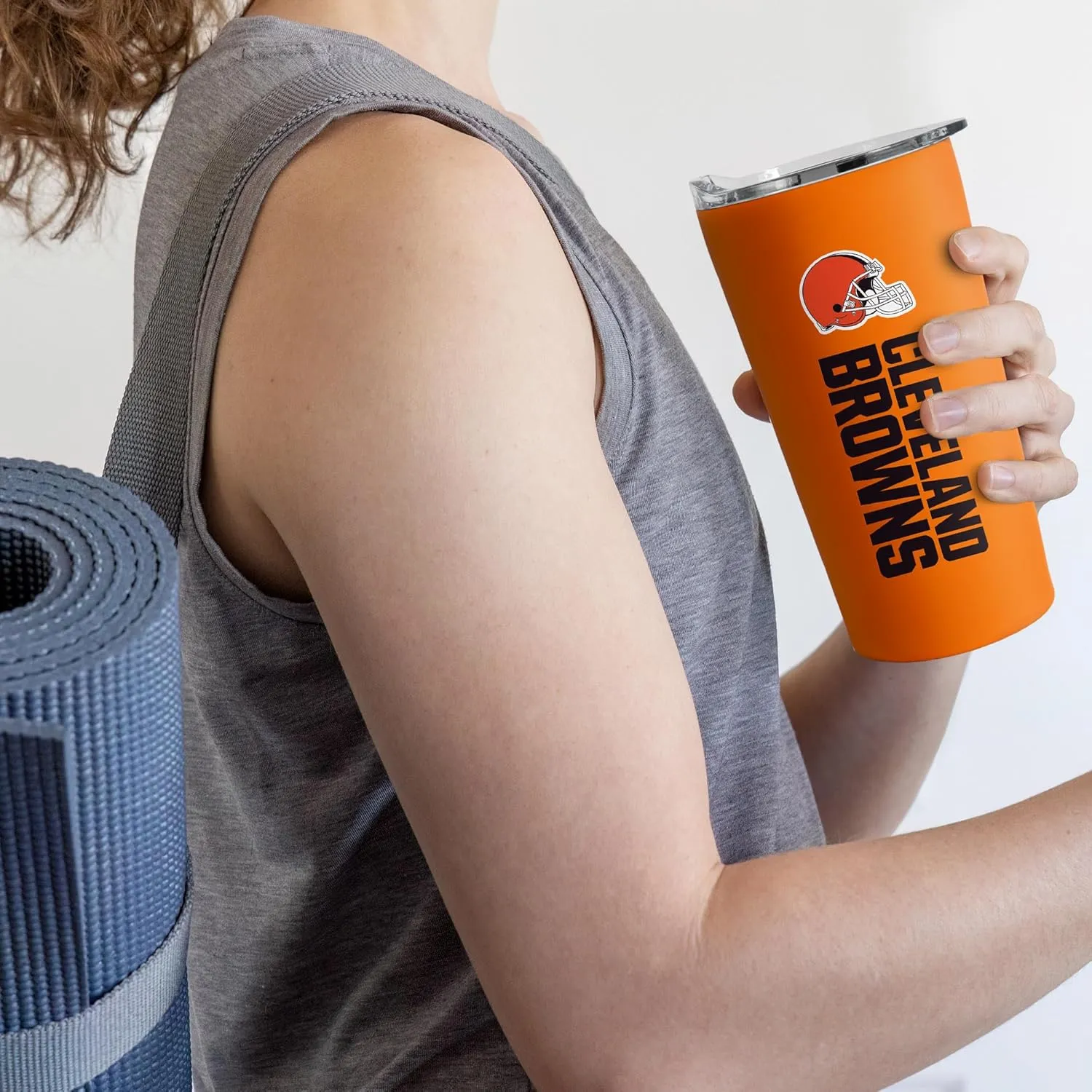 Rico Industries NFL Football Soft Touch, Easy Grip Tumbler