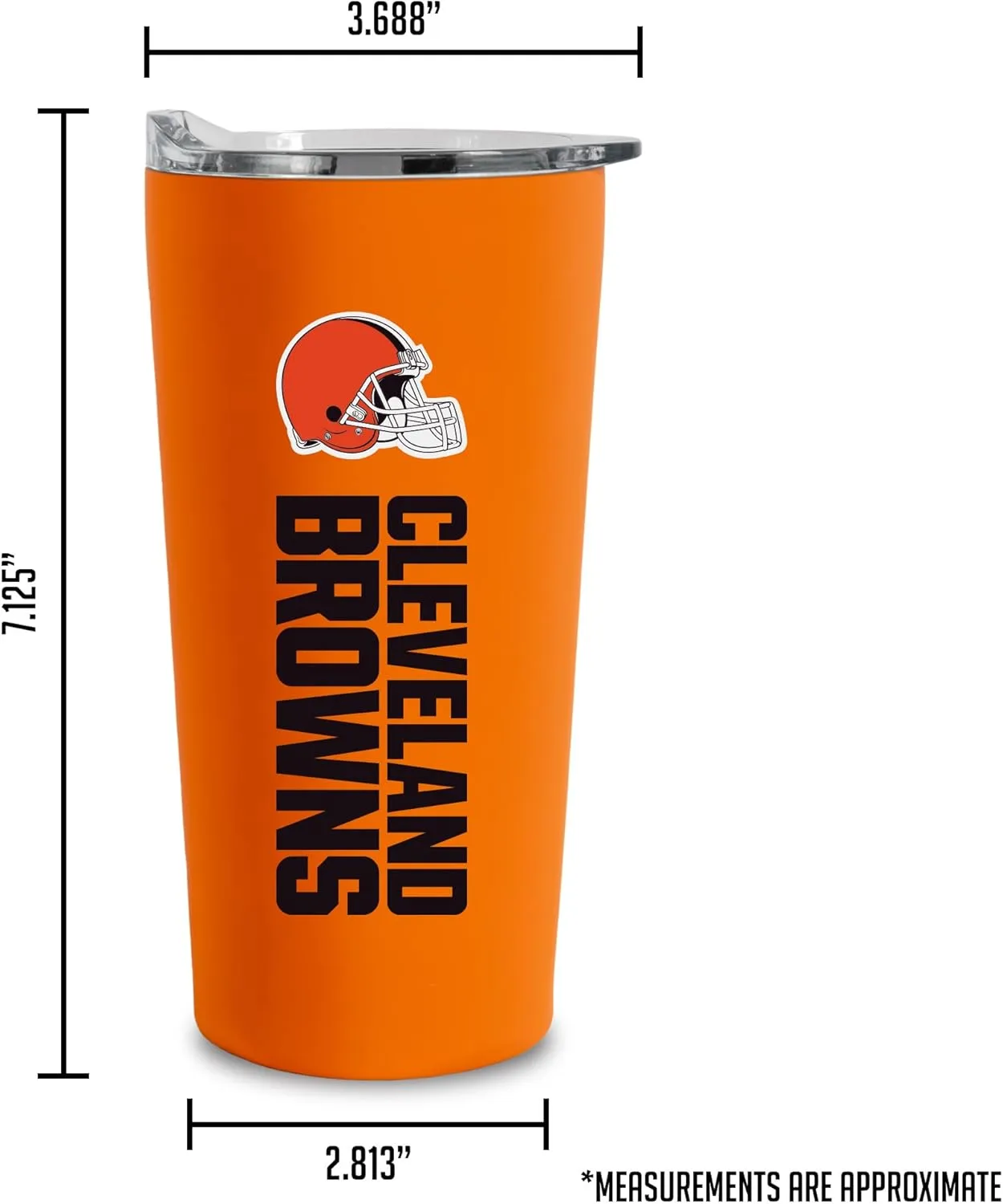 Rico Industries NFL Football Soft Touch, Easy Grip Tumbler