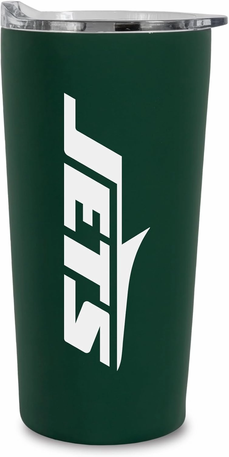 Rico Industries NFL Football Soft Touch, Easy Grip Tumbler