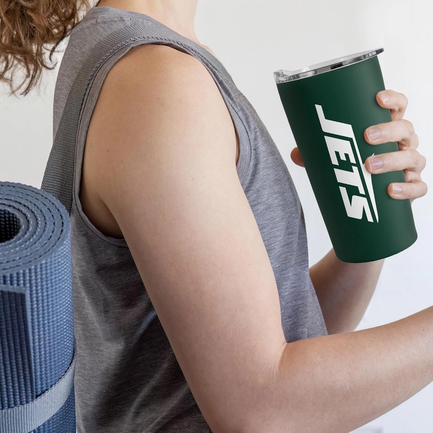 Rico Industries NFL Football Soft Touch, Easy Grip Tumbler