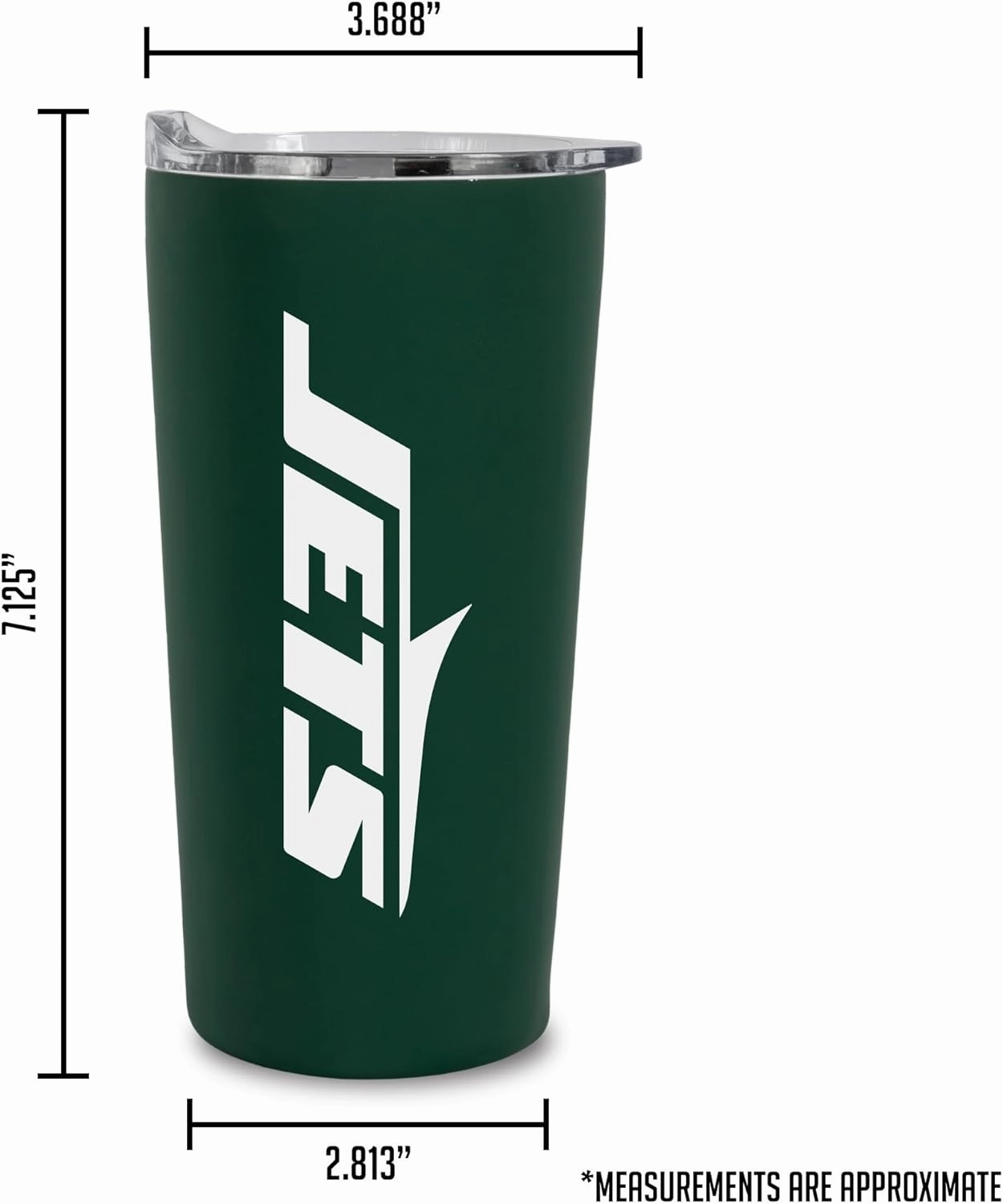 Rico Industries NFL Football Soft Touch, Easy Grip Tumbler