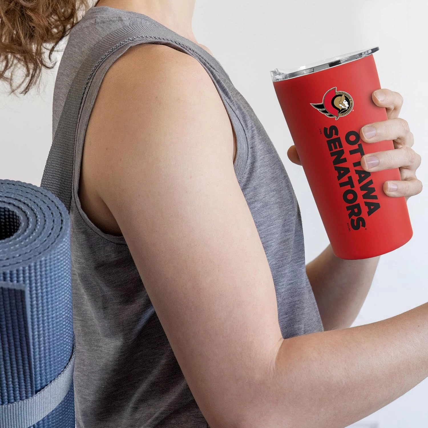 Rico Industries NHL Hocke Soft Touch, Easy Grip Tumbler