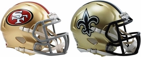 Riddell Revolution Speed Mini Helmets, Unisex Adult and Unisex Youth Sizes, Team Color