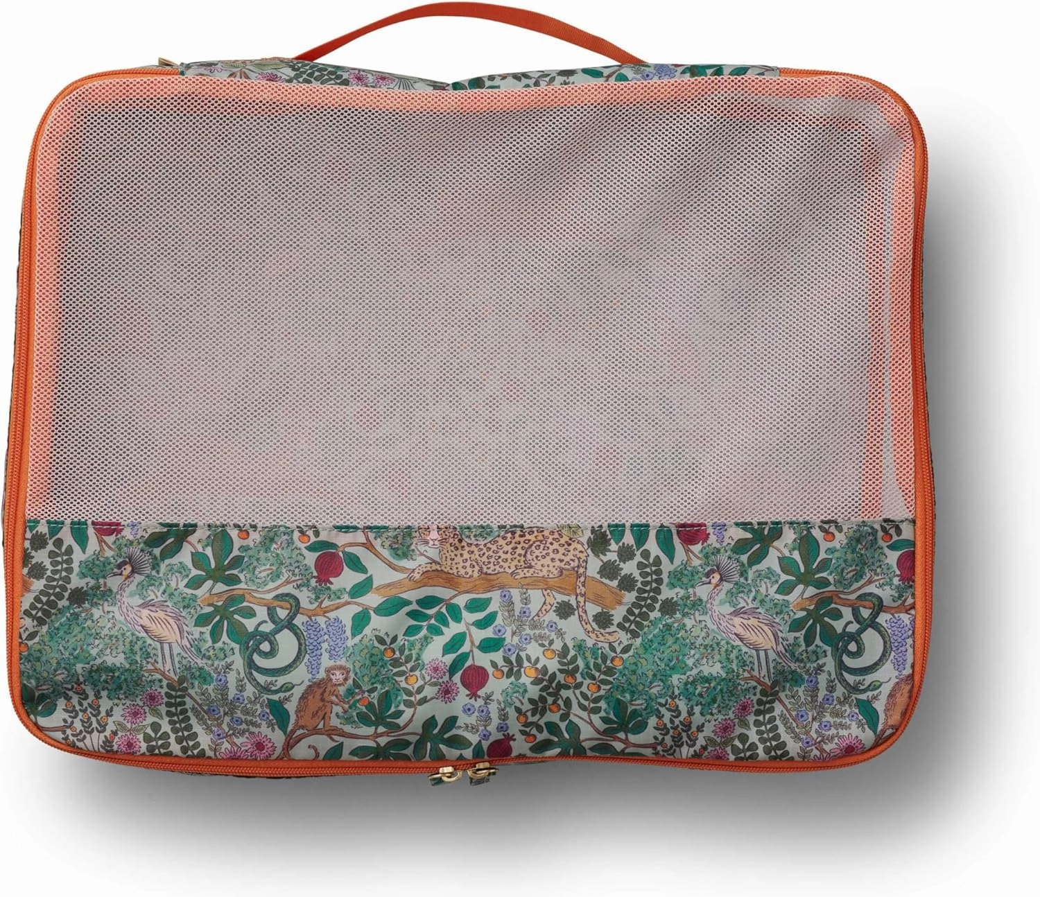 RIFLE PAPER CO. Soft Sided Packing Cubes Set of 3. Includes Small, Medium, Large and a Laundry Bag, Travel Must Have Accessory, Stylized Pattern, Safari