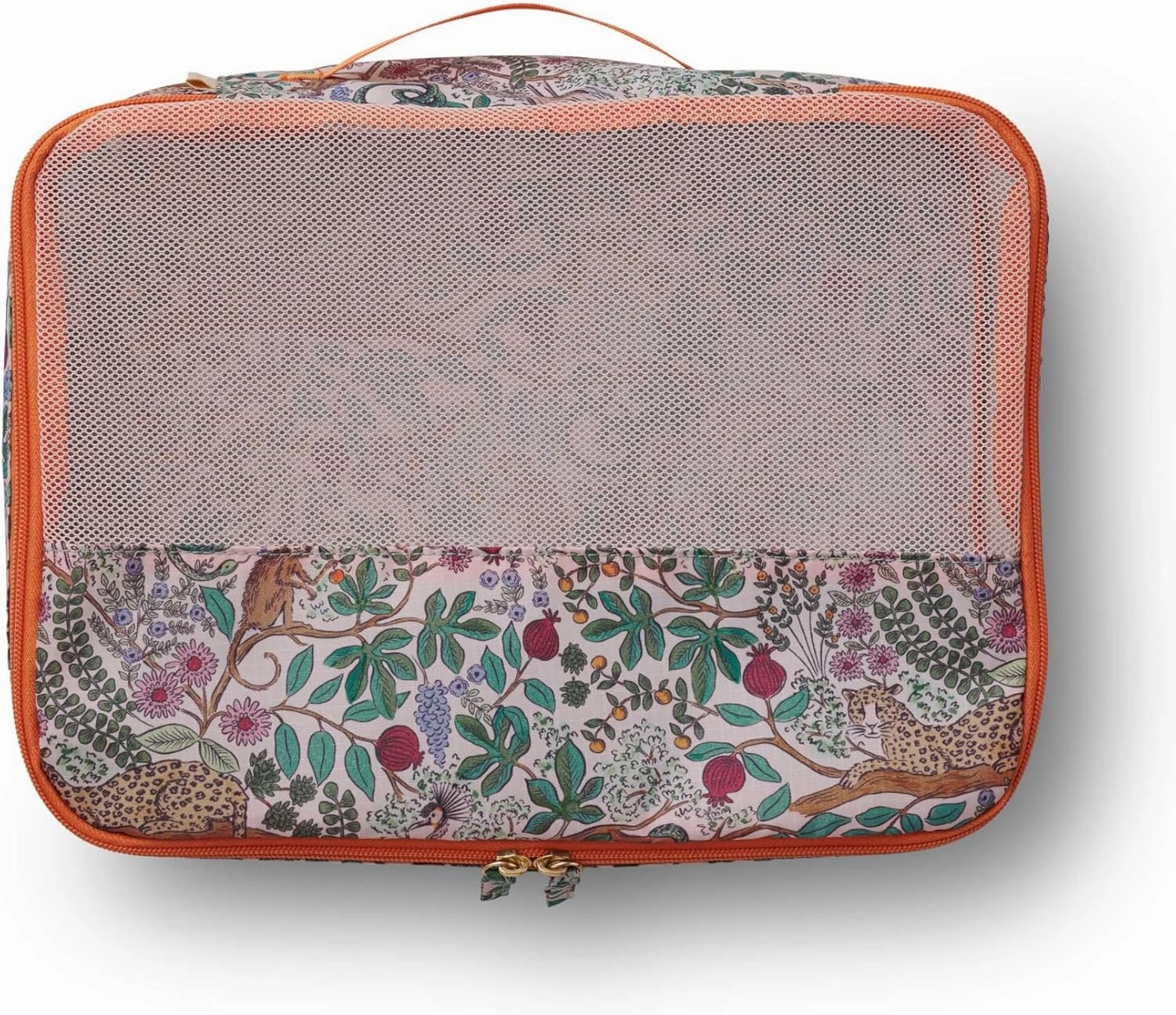 RIFLE PAPER CO. Soft Sided Packing Cubes Set of 3. Includes Small, Medium, Large and a Laundry Bag, Travel Must Have Accessory, Stylized Pattern, Safari
