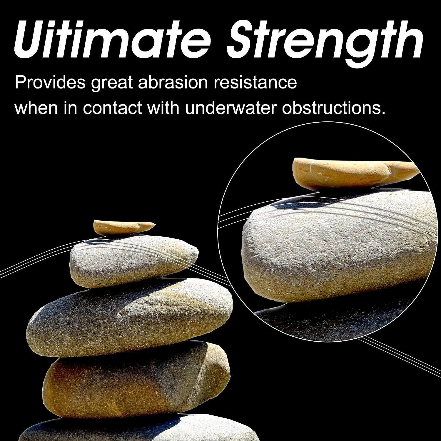 RIKIMARU Fluoro Fishing Line, 100% Soft Fluorocarbon Coated Fishing Line