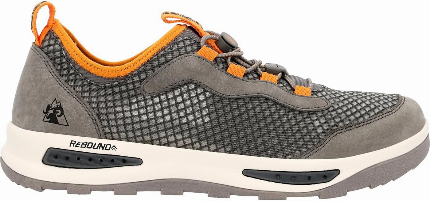 Rocky Mens Nowake Slip Resistant Soft Toe Work/Duty - Grey