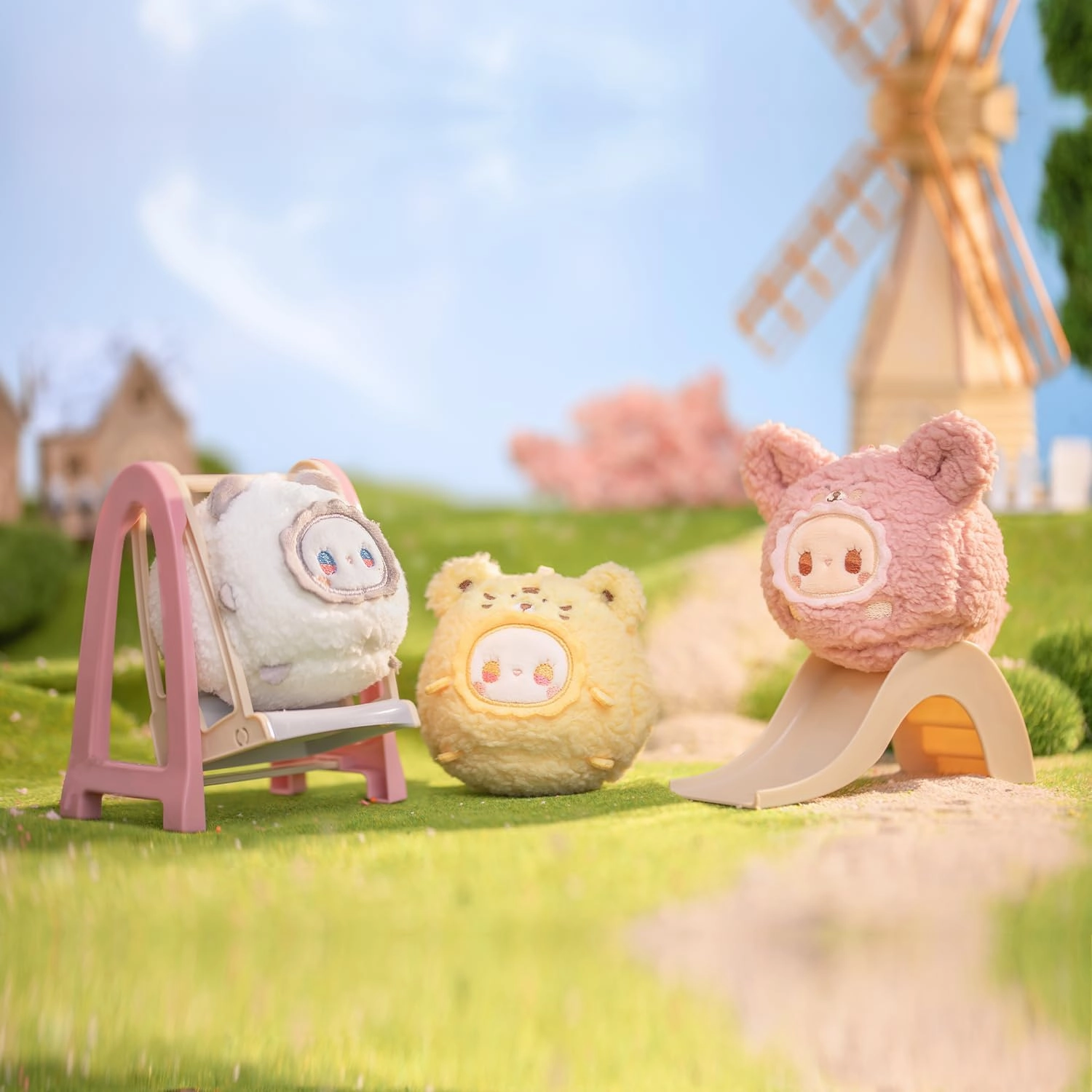 RUA RUA Zoo Tuan Tuan Series Blind Box 6PCS Blind Bag Collection Toys Desktop Cute Blind Box Figures for Birthday Gifts
