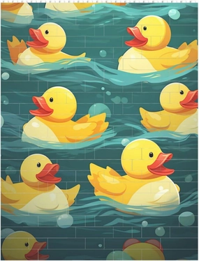 Rubber Ducks Building Block Puzzle Personalized Building Bricks Block Puzzle Building Family Keepsake DIY Brick Block Puzzles Valentine's Day Gifts for Home Decor Brick Puzzle