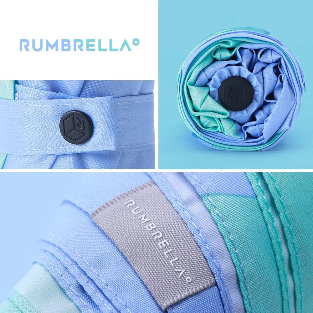 RUMBRELLA Mini Teflon Purse Umbrella With 99% UV Protection for Travel