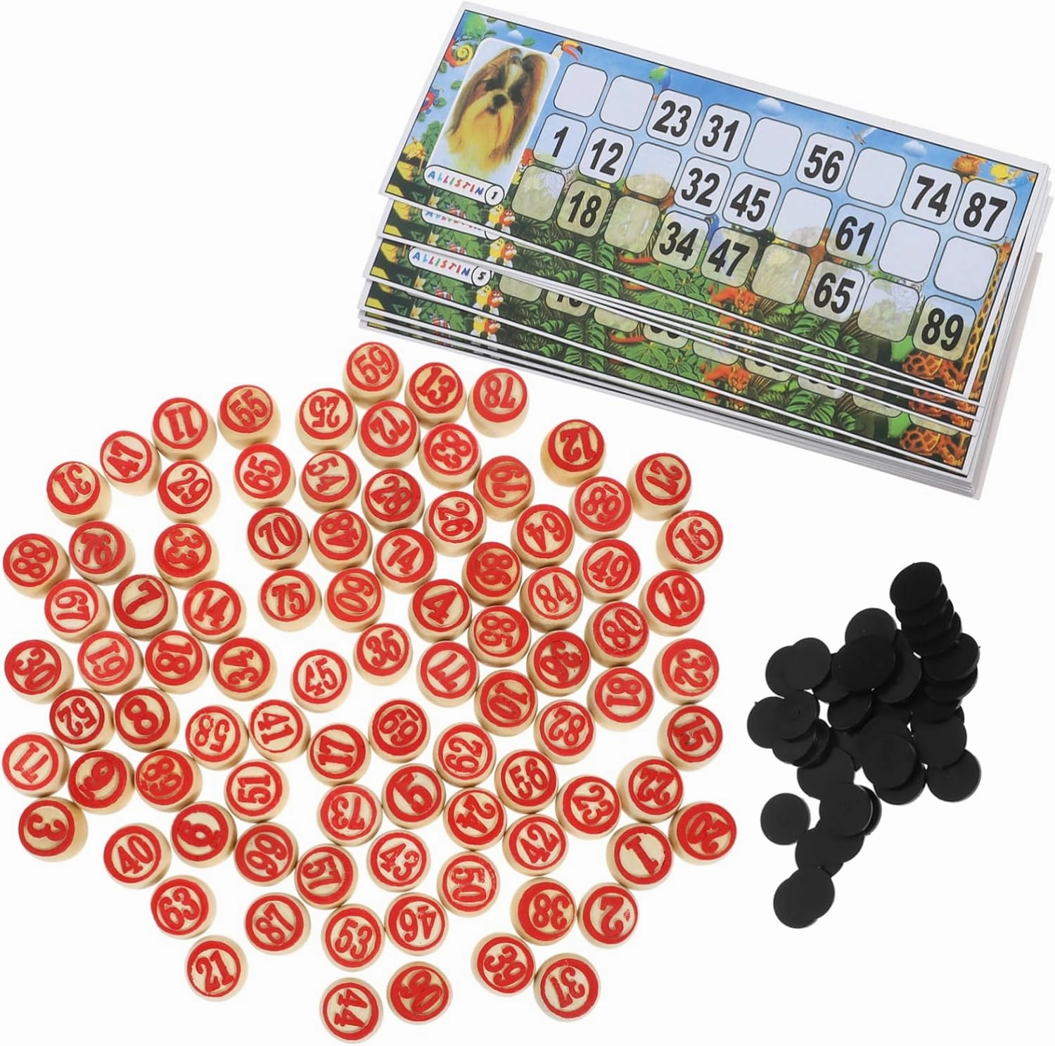 Russian Lotto Supply Bingo Cards Bingo Calling Cards Number Chess Game Set