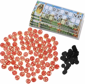 Russian Lotto Supply Bingo Cards Bingo Calling Cards Number Chess Game Set
