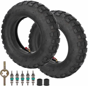 RUTU (2-Pack)3.50-8 Replacement Tire   Inner Tube with TR87 Bent Angled Valve Stem for Shinko Mini Bike Trail 421 Series