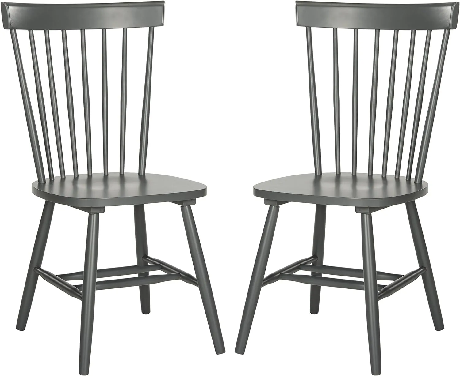 SAFAVIEH Parker Parkse Side Chair, 0, Charcoal Grey