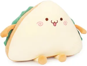 Sandwich Plush Pillow, Stuffed Food Plushies, 15.7 Inches Cute Sandwich Toy