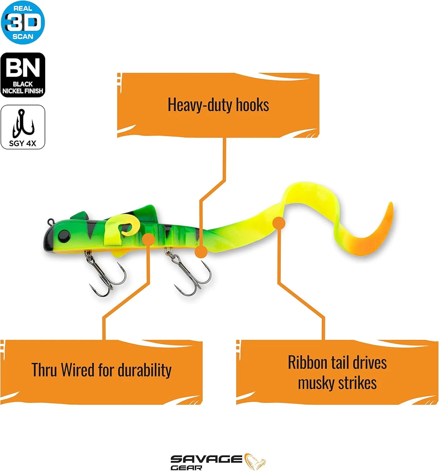 Savage Gear Alien EEL Fishing Soft Bait