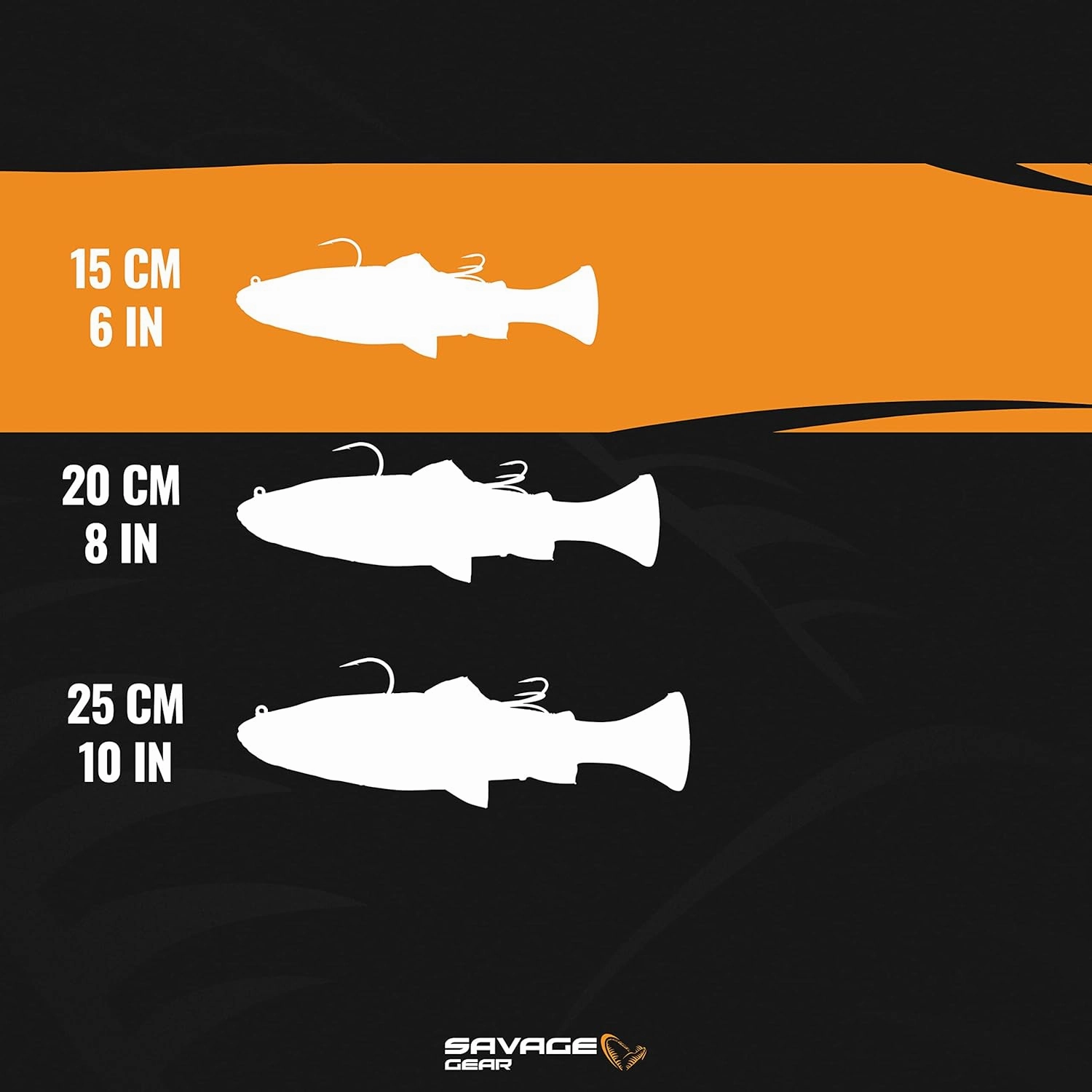 Savage Gear 3D Pulse Tail Trout 6" - Sinking Lure