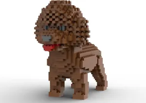 SEMKY Micro Mini Blocks Dog Series Poodle Model Set, (900Pieces) -Building and Pet Toys Gifts for Kid and Adult
