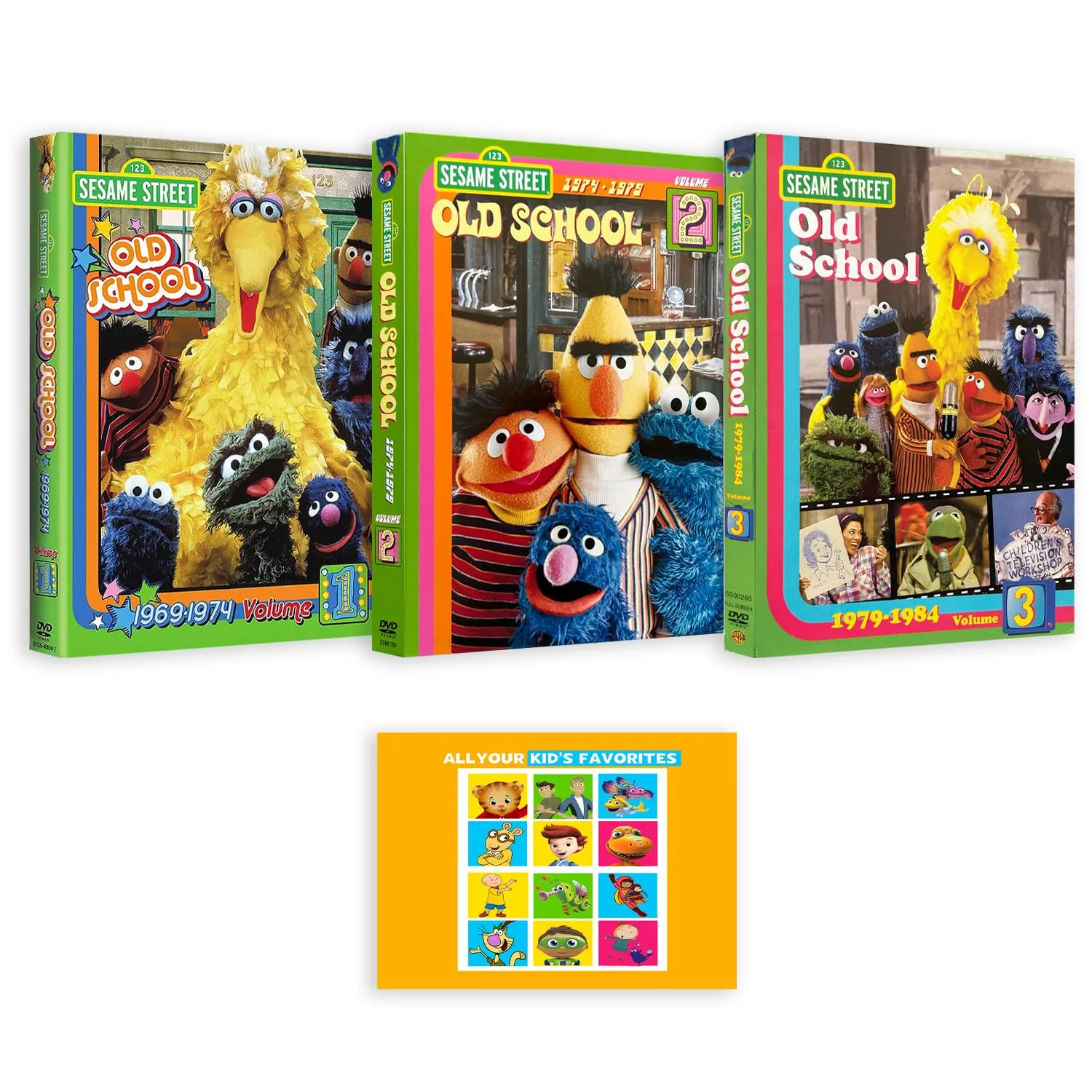 Sesame Street: The Complete Series, 1969-1984 (Vol. 1-3)   Including Bonus Art Card