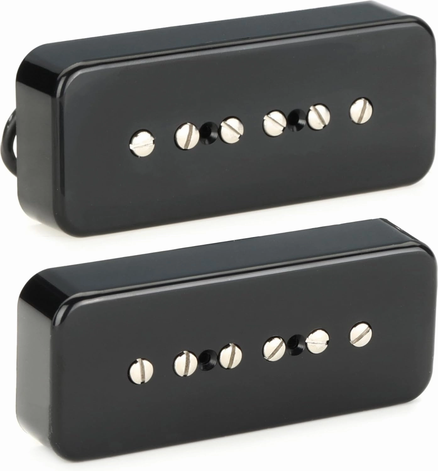 Seymour Duncan P90 Silencer Hot Soapbar Pickup Set – Black – Noise-Free High-Output P-90 Tone