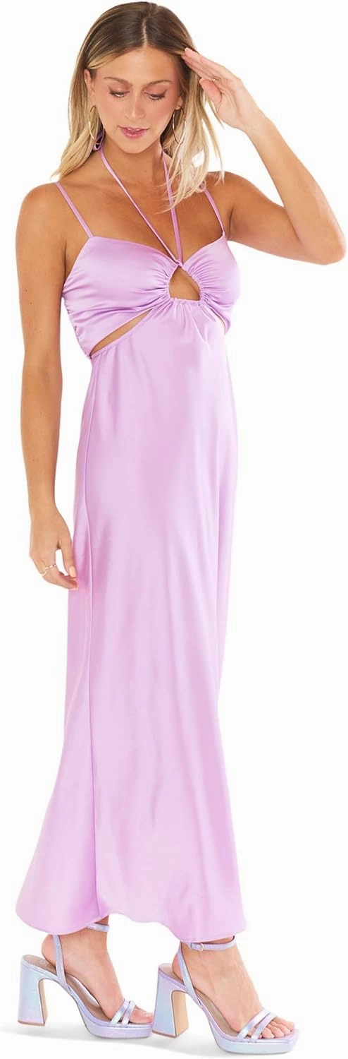 Show Me Your Mumu Women's Jasmine Halter Mini Dress