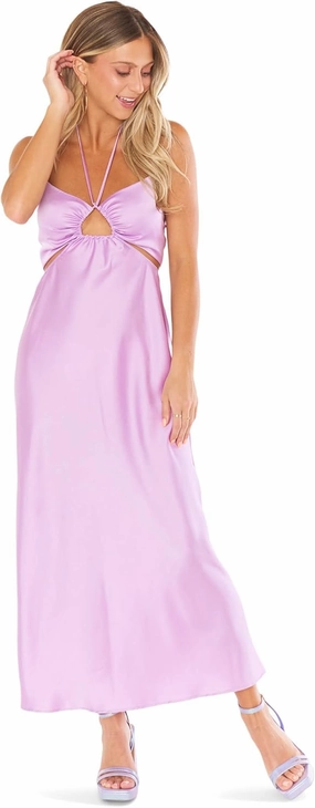 Show Me Your Mumu Women's Jasmine Halter Mini Dress