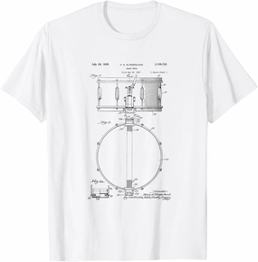 Slingerland Snare Drum 1937 Patent T-Shirt