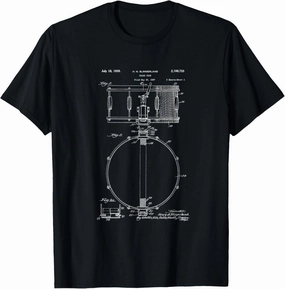 Slingerland Snare Drum 1937 Patent T-Shirt T-Shirt