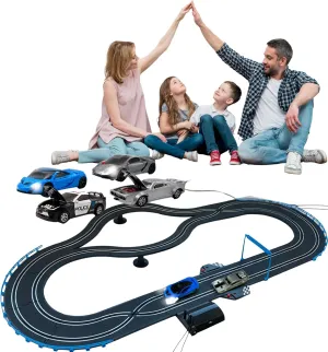 Slot Car Race Track Sets, Slot Car, Race Tracks for Kids, Kids Race Track, Remote Control Car, Toy Car Racetrack for Boys & Girls, Classic Set