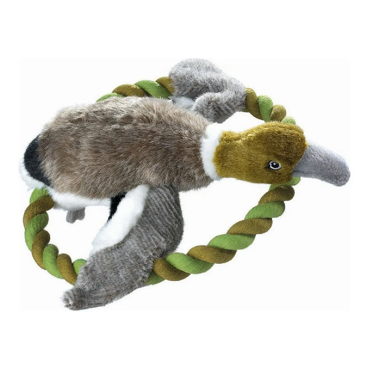 Soft Toy for Dogs Hunter Wildlife Train with String Duck 26 Cm