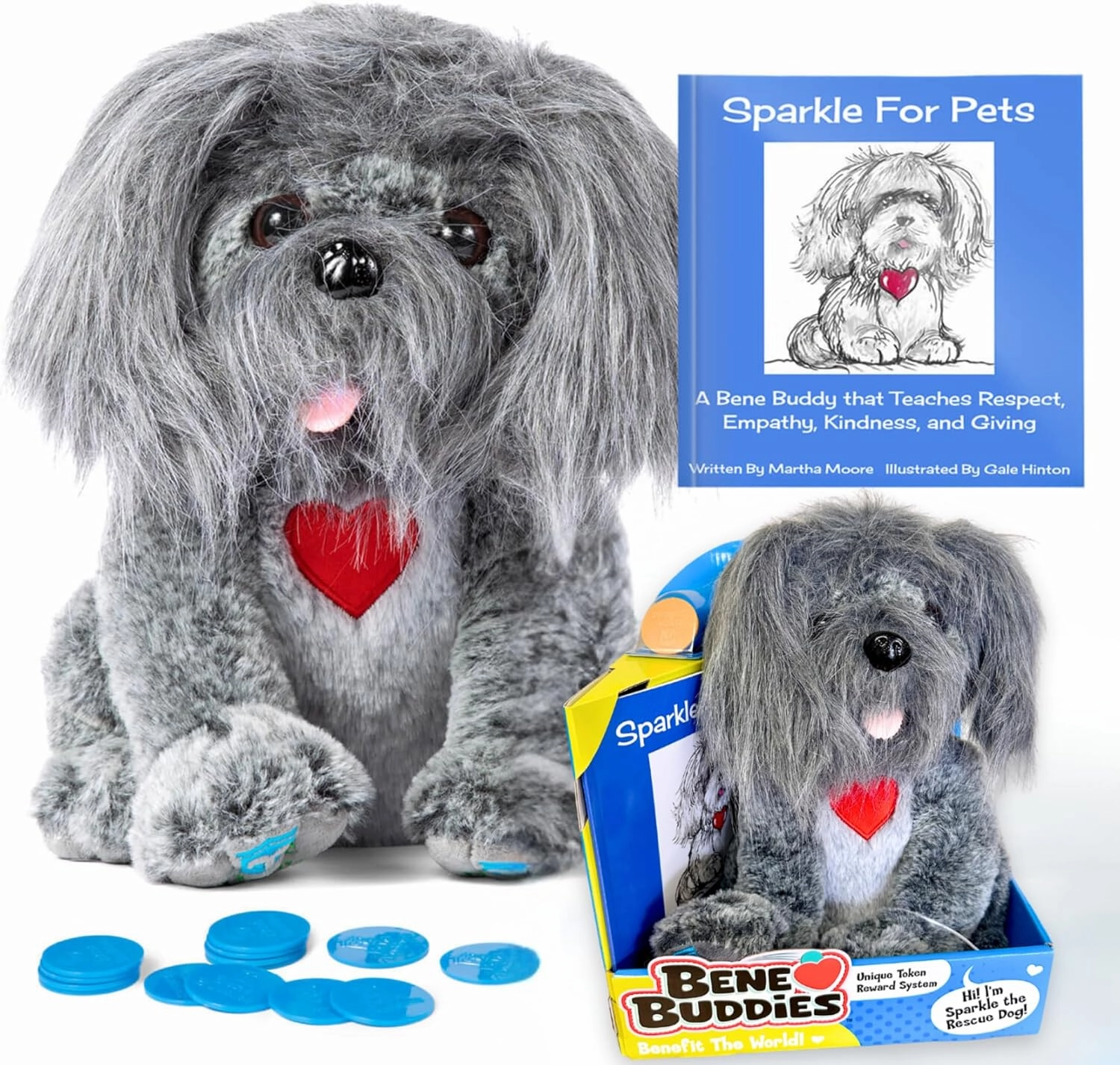 Sparkle The Rescue Dog – A Stuffed Animal for Endearing Cuddles, Cute Plush Companion for All Ages, Mini Stuff Collection, Irresistible Stuffies for Joyful Play.