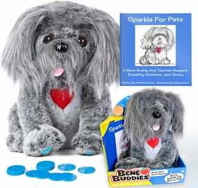 Sparkle The Rescue Dog – A Stuffed Animal for Endearing Cuddles, Cute Plush Companion for All Ages, Mini Stuff Collection, Irresistible Stuffies for Joyful Play.
