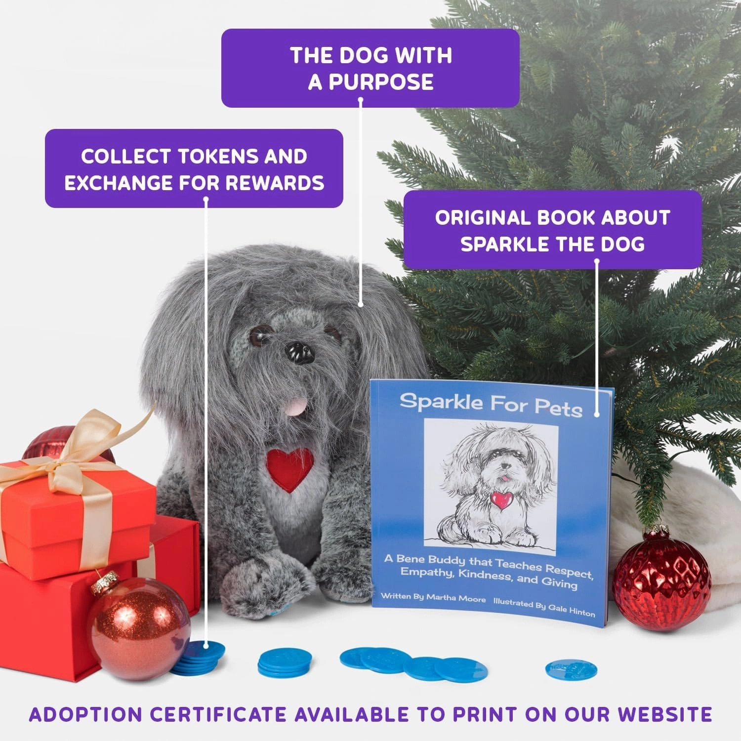 Sparkle The Rescue Dog – A Stuffed Animal for Endearing Cuddles, Cute Plush Companion for All Ages, Mini Stuff Collection, Irresistible Stuffies for Joyful Play.