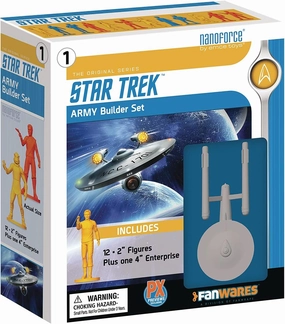 Spherewerx Star Trek: The Original Series Nanoforce Army Builder Figure Boxed Set, Multicolor
