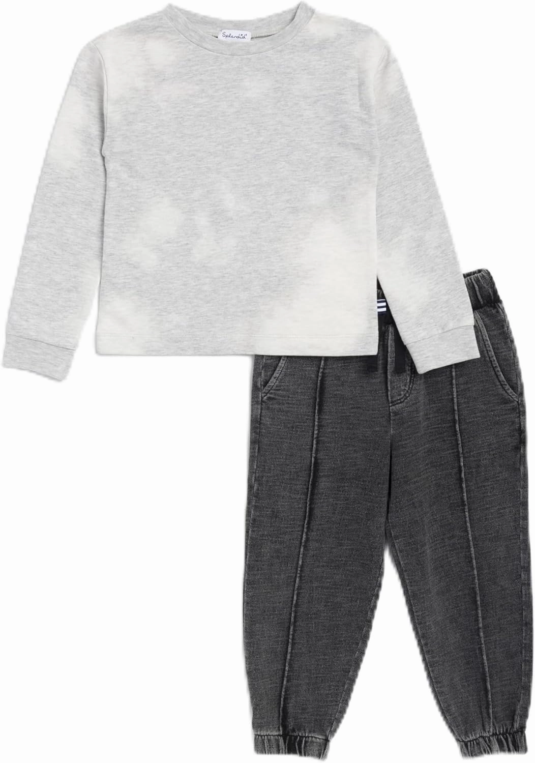 Splendid Baby Girls Acid Wash Jogger Set