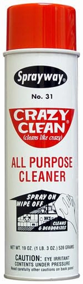 Sprayway Crazy Clean All Purpose Cleaner; Case of 12 (20 oz) cans; 12 count