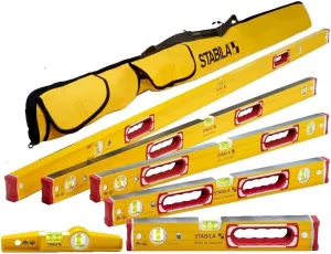 Stabila Type 196 Classic 6 Level Set & Case