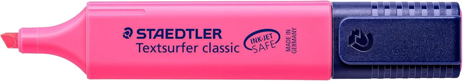 Staedtler 364-23 Textsurfer Classic Highlighter - Pink (Box of 10)