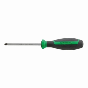 Stahlwille 46363006 6mm Torq-set® Screwdrivers DRALL  with Hexagonal Blade, 1/4 Inch Outside Hexagon, Chrome Plated, Black Tips, Length 215mm, Weight 92g, Made in Germany