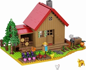 Stardew Farmhouse Building Blocks Toy, Video Game Farm Playset, 766 Pieces DIY Farm House Kits for Adults and Fans