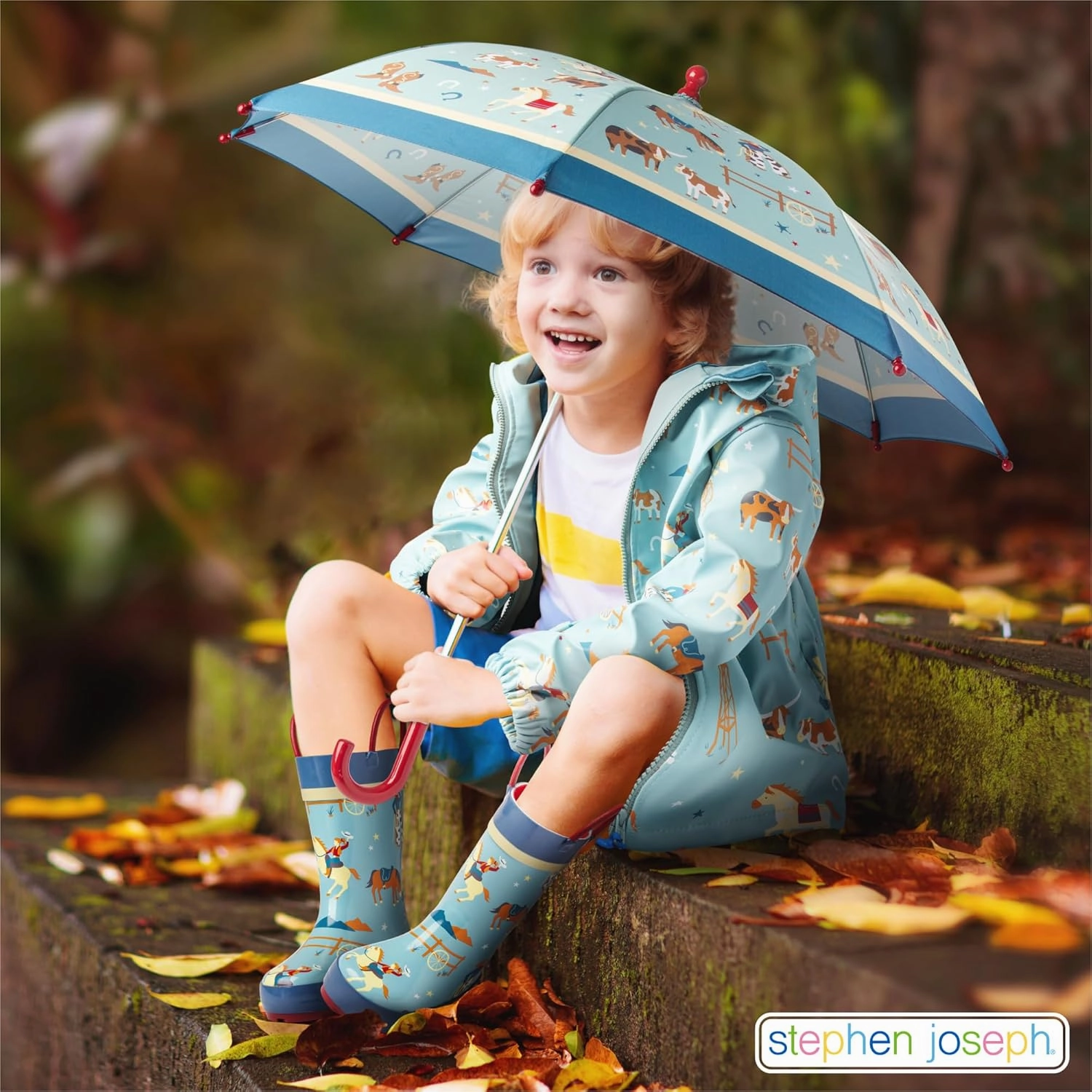 Stephen Joseph Baby Girls Raincoat