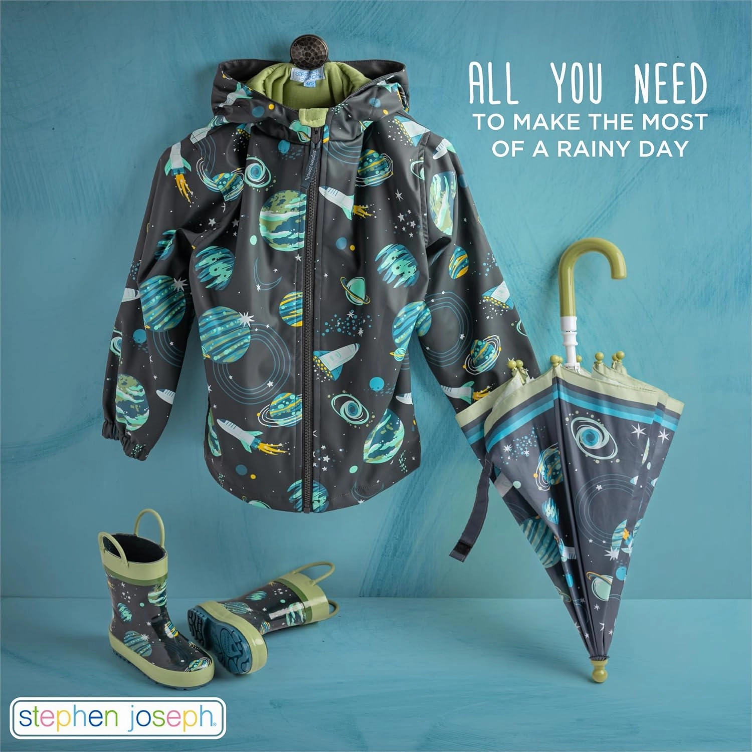Stephen Joseph Baby Girls Raincoat