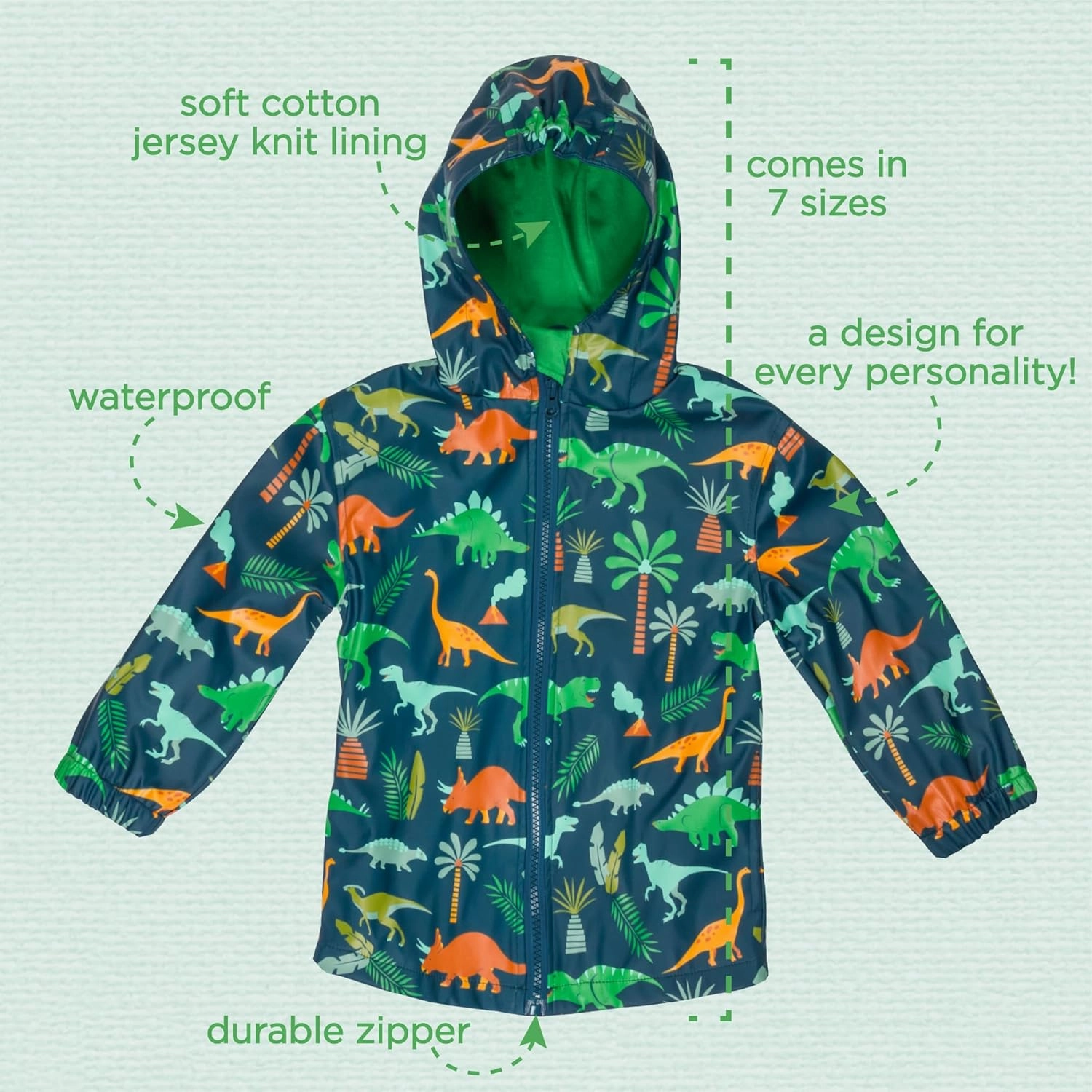 Stephen Joseph Baby Girls Raincoat